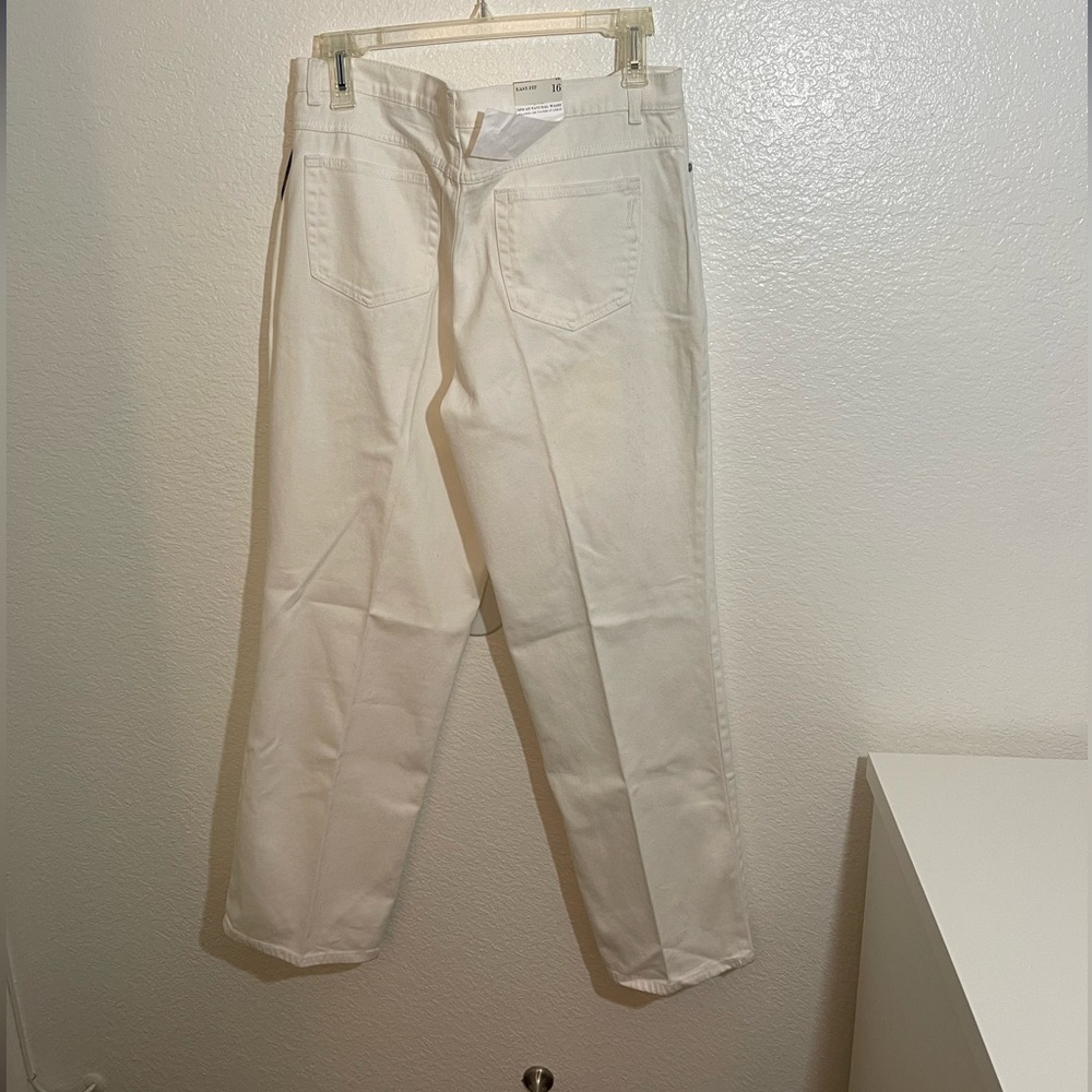 Style & Co  White Jeans Easy Fit          Size 16 - Picture 3 of 14